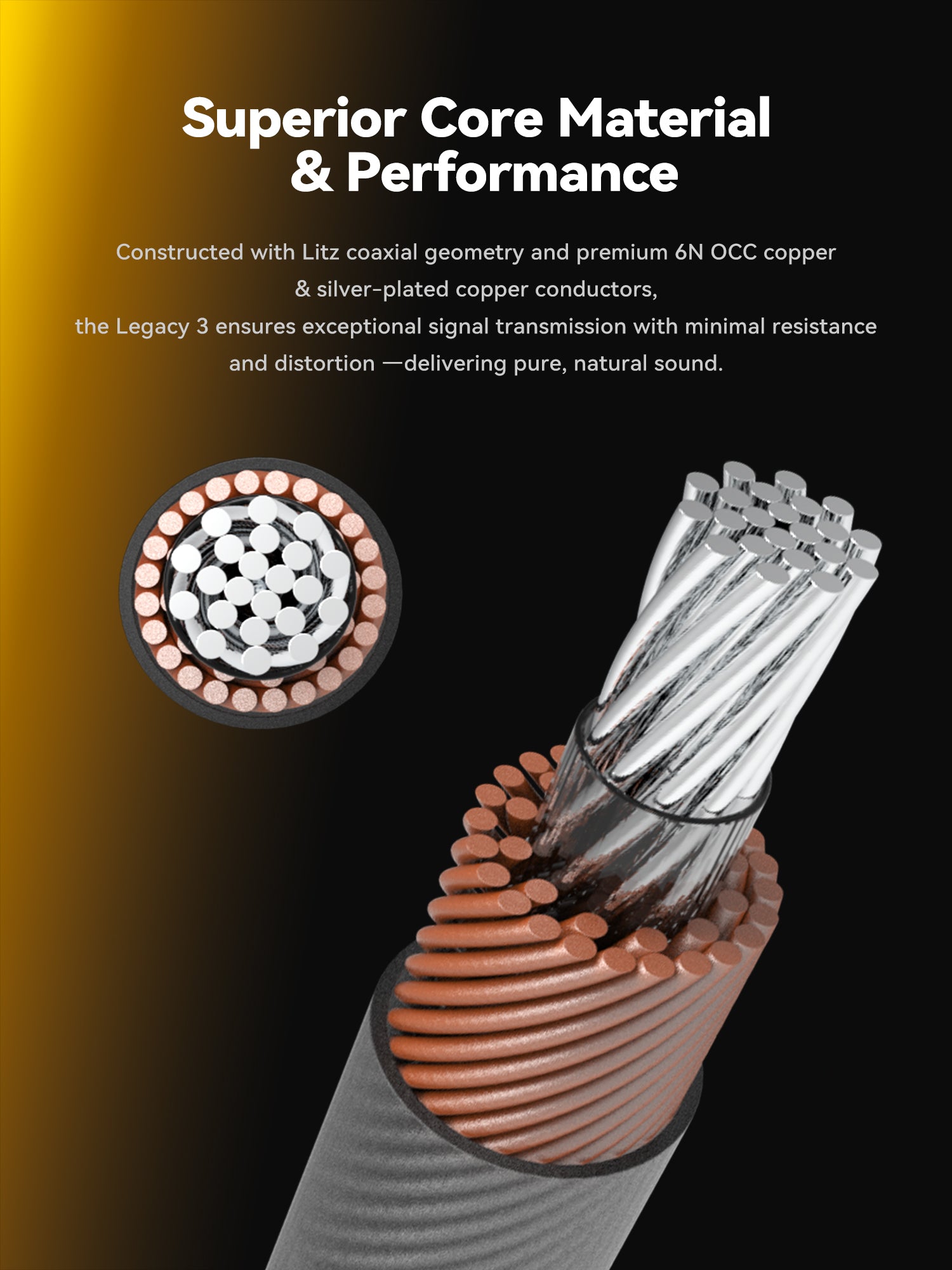 Legacy 3 — Premium Hybrid Audio Cable