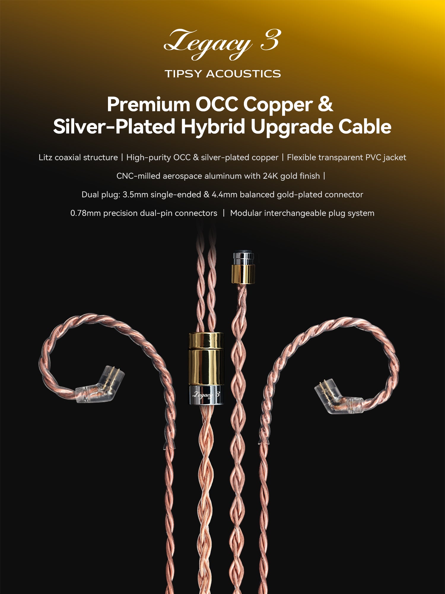 Legacy 3 — Premium Hybrid Audio Cable