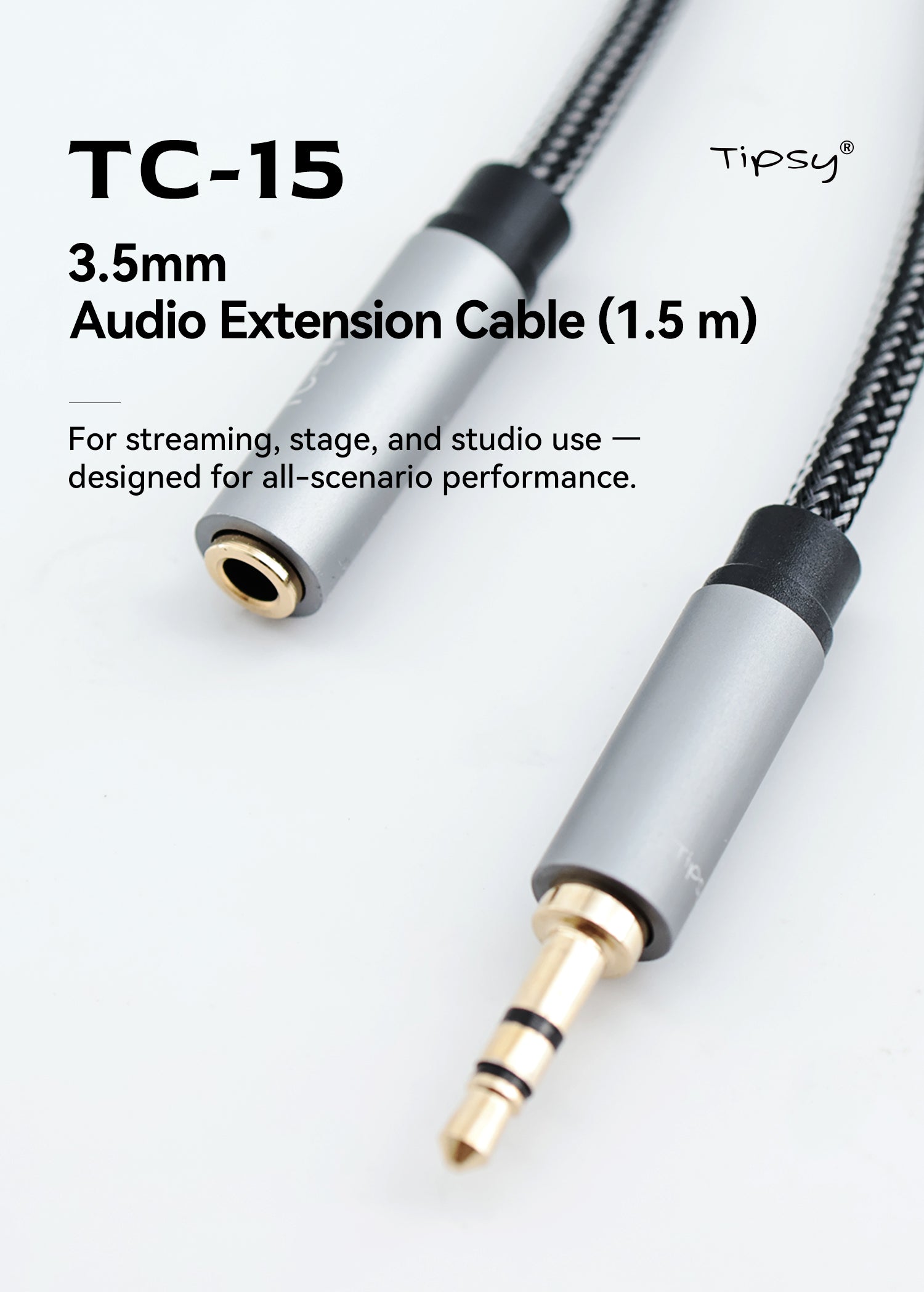 TC15 3.5 mm Audio Extension Cable