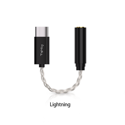 3.5mm to Type C/Lighting Adapter