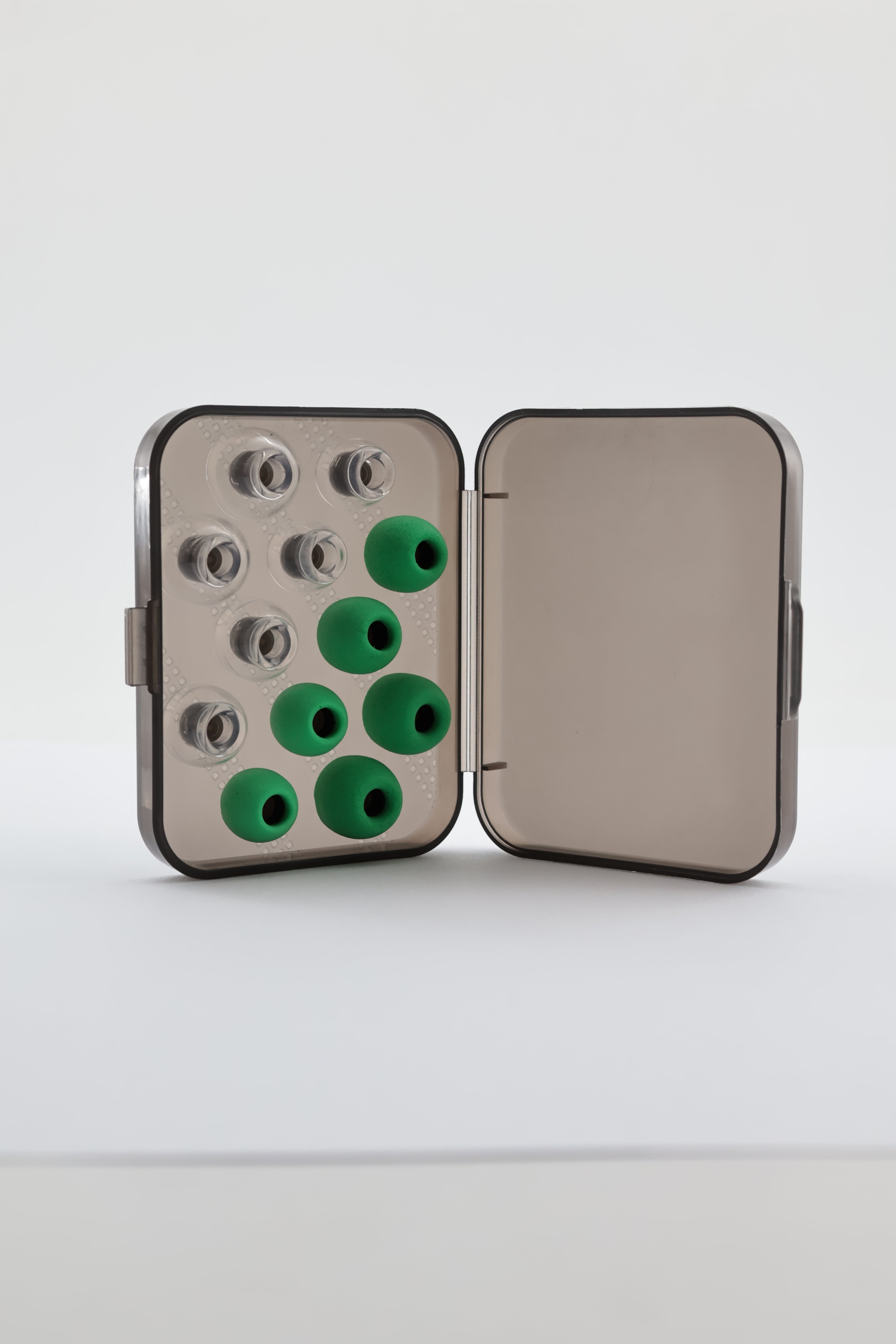 Tipsy Comfort Eartip Set – Liquid Silicone & Memory Foam Package (6 Pairs with Storage Box)