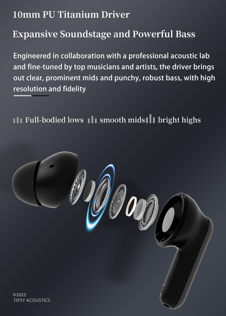 Tipsy K2 True Wireless Earbuds