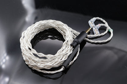 Tipsy TC50M 3.5mm microphone upgrade cable with 0.78mm 2-pin connectors
