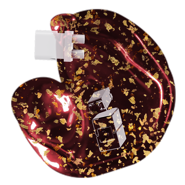 Translucent Gold Foil Shell - TLG01C