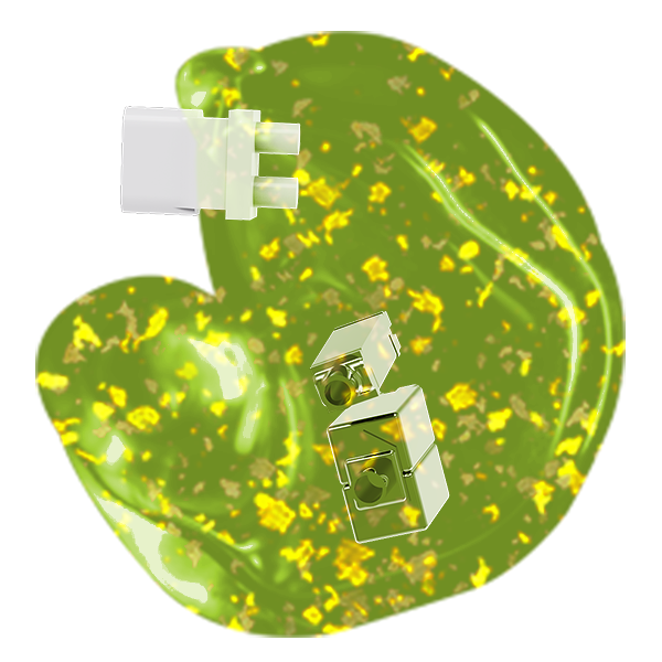Translucent Gold Foil Shell - TLG05C
