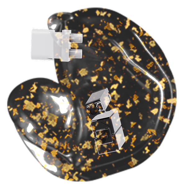 Translucent Gold Foil Shell - TLG09C