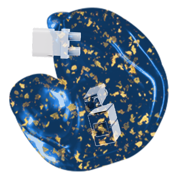 Translucent Gold Foil Shell - TLG10C