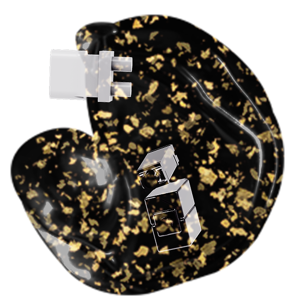 Translucent Gold Foil Shell - TLG11C