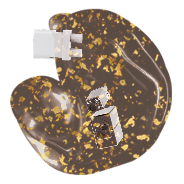 Translucent Gold Foil Shell - TLG16C
