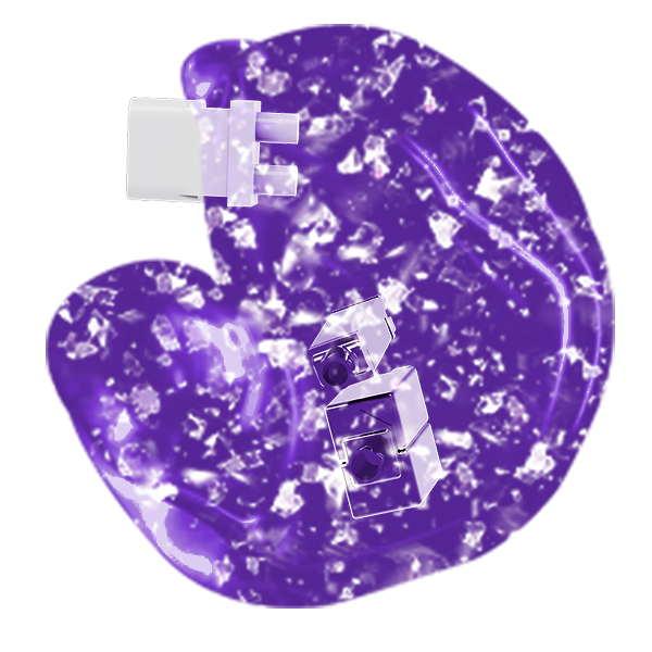 Translucent Silver Foil Shell - TLS12C