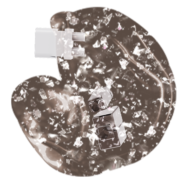 Translucent Silver Foil Shell - TLS16C
